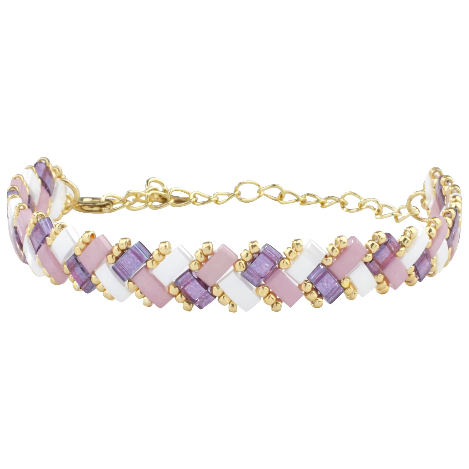 KELITCH – Bracelet de perles Tila irrégulières, bijoux asymétriques Miyuki, Design moderne Unique, n