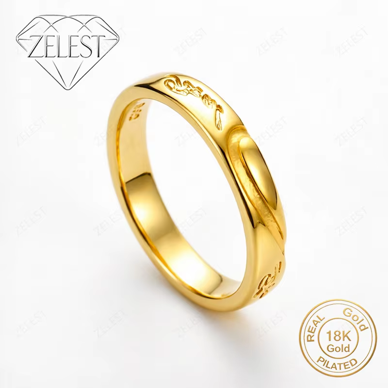 Bague en argent 925 plaqué or 18 carats, luxe, fleur de rubis, zircon, bijoux de mode pour femmes, a