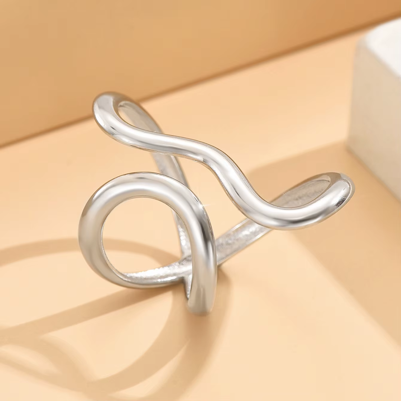 Bague en acier inoxydable pour femmes, couleur or, Unique, originale, Colorfast, fête populaire, bre