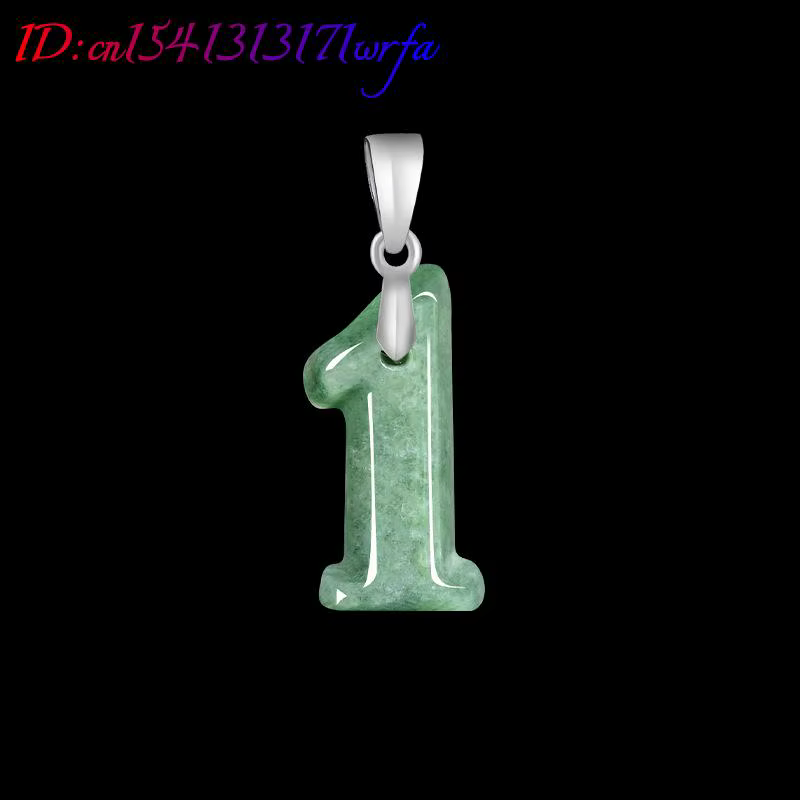 Collier avec pendentif en jadéite du Myanmar, véritable jade, accessoires en argent 925, bijoux de l