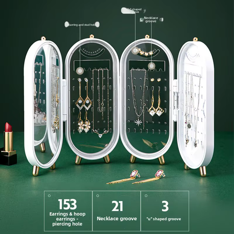Présentoir à bijoux grande capacité extensible à plusieurs niveaux pour colliers, boucles d'oreilles