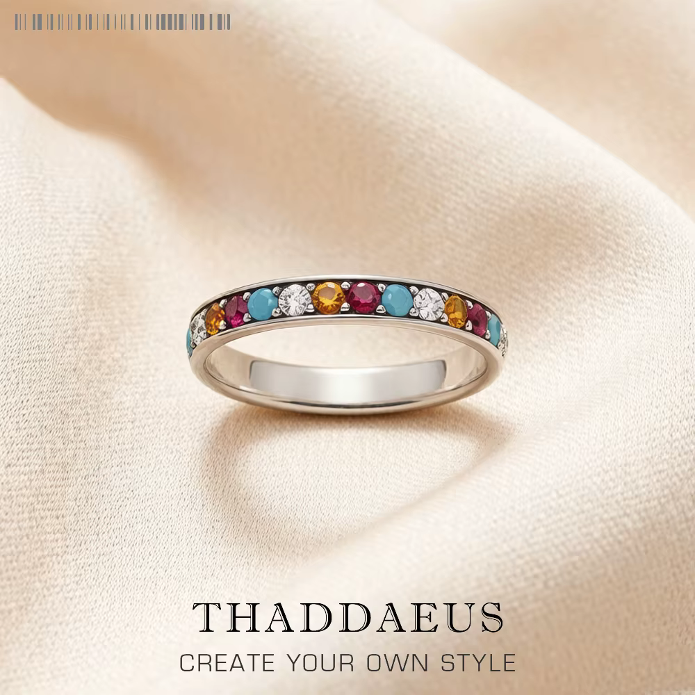 Bague en pierre colorée Style européen bohémien, bijoux fins pour femmes, tout nouveau cadeau d'élég