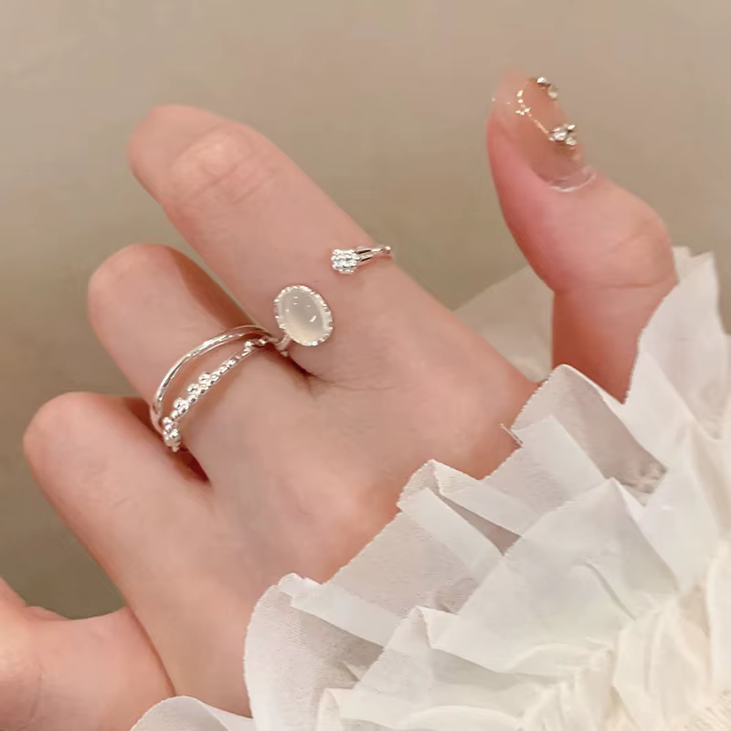 Bagues en métal punk incurvé lisse pour hommes et femmes, bague ouverte réglable, ensemble de matiqu