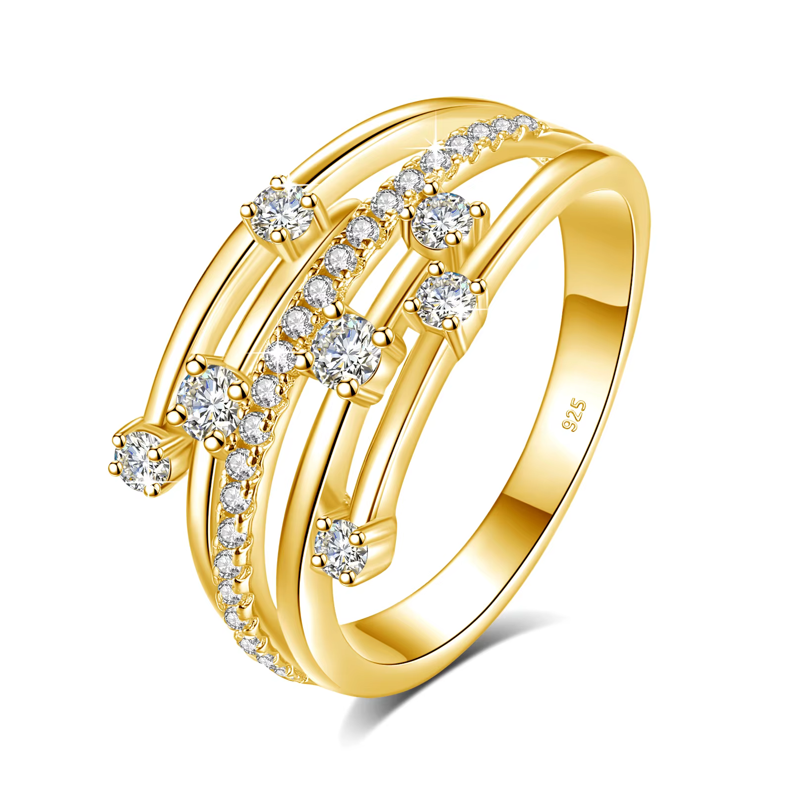 Bagues en Moissanite véritable pour femmes, en argent Sterling 925 véritable, pierres précieuses, ba