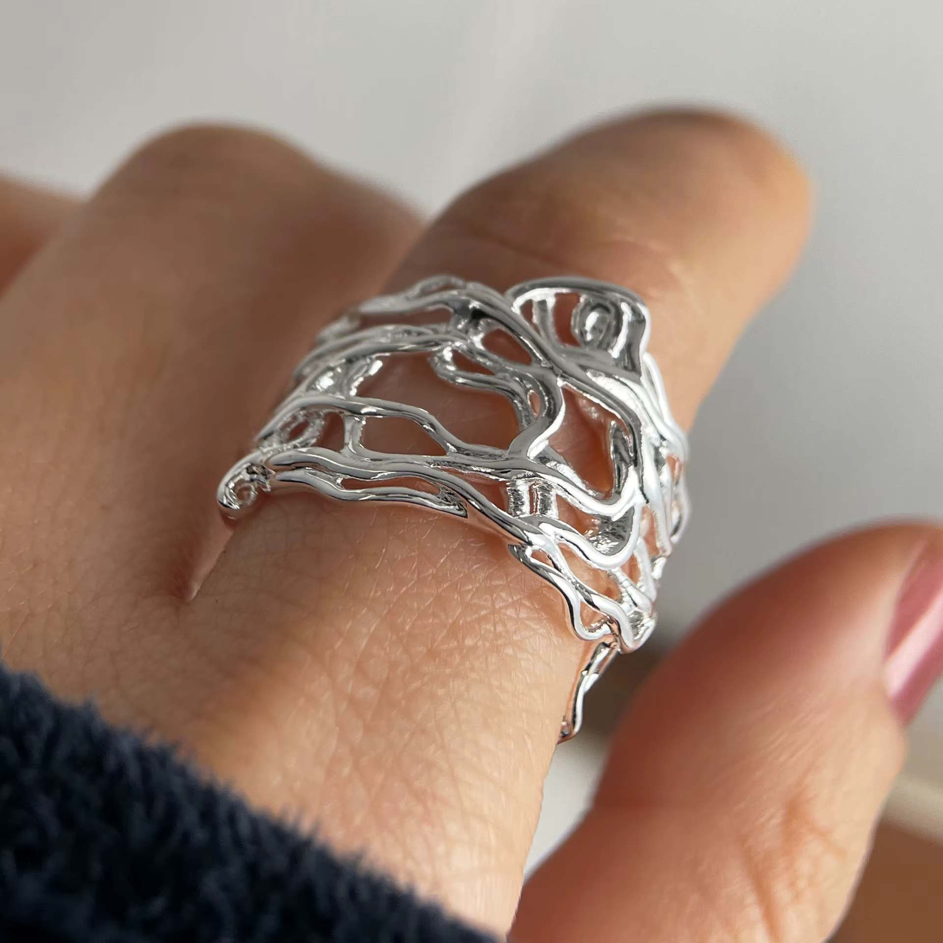 Bagues en argent Sterling 925 pour femmes, bague minimaliste pour Couple entrelacé, bijoux de fête, 