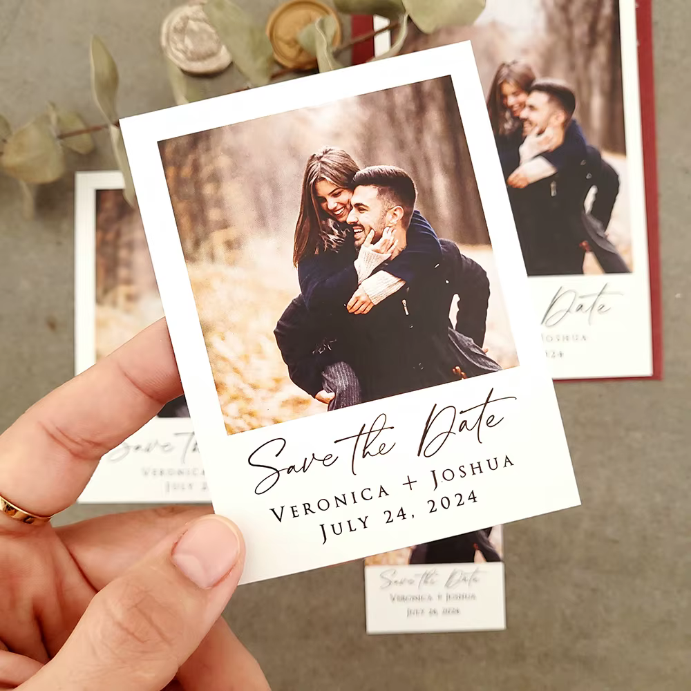 Invitations de mariage personnalisées avec photo, carte de voeux d'anniversaire, carte de remercieme