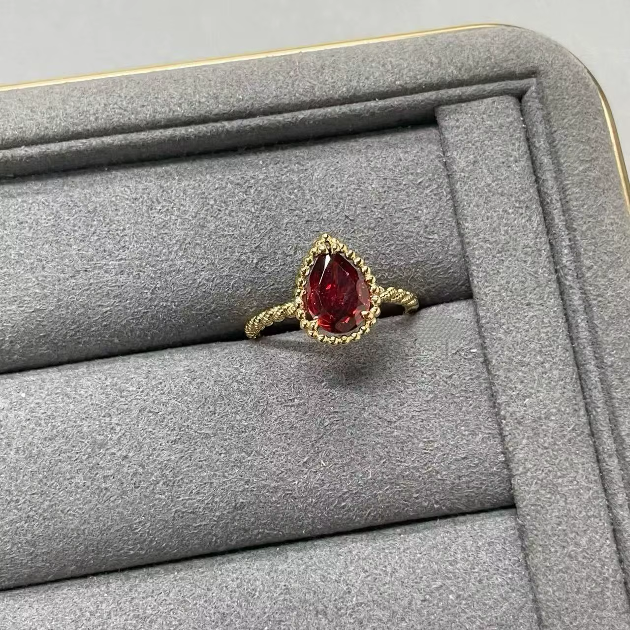 Bague de luxe Europe et Amérique, haute qualité, classique, en argent 925, avec chaîne torsadée en f
