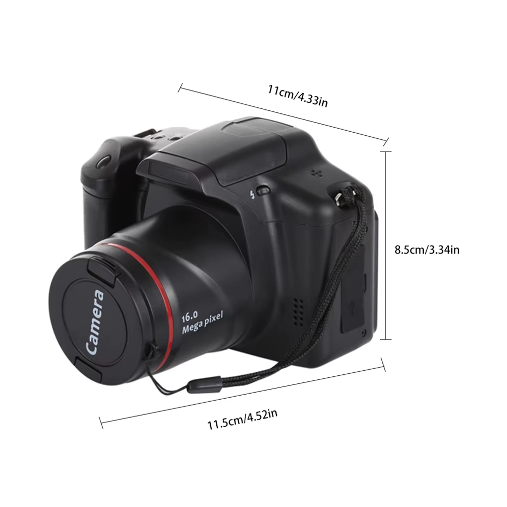 Appareil photo numérique vidéo photographie caméscope caméras Zoom 16X 4K téléobjectif Rechargeable 