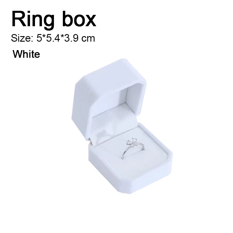 NOUVEAU Coffrets pour bagues, boîte à alliances, boîte à bijoux, étui à bagues de fiançailles, suppo