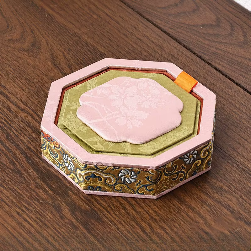 Boîte à bijoux en bois massif, boîtes de rangement de luxe pour bagues et boucles d'oreilles, bijout