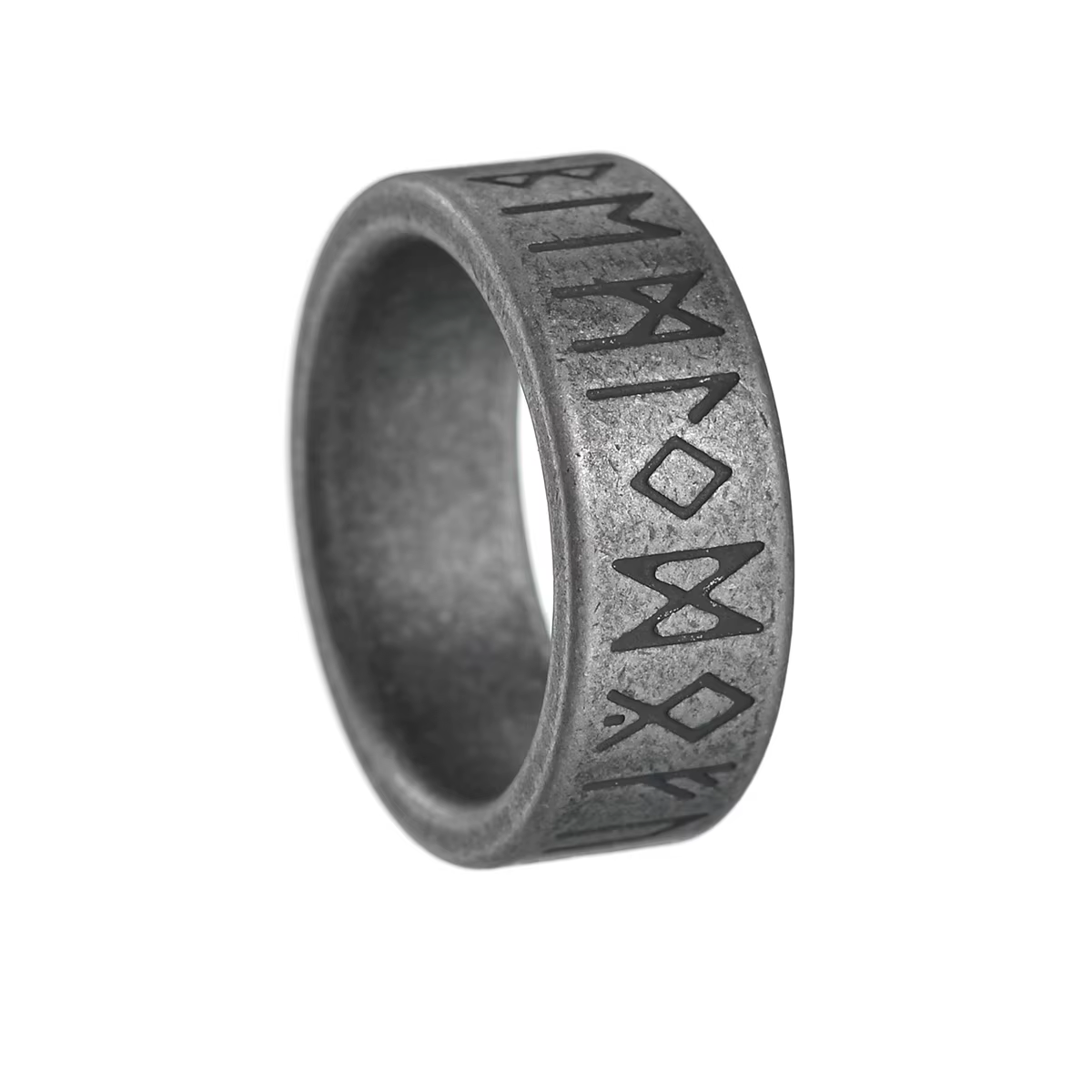 Nouvelles bagues pour hommes en acier inoxydable 316L, style rétro, runes vikings Odin, pour adolesc