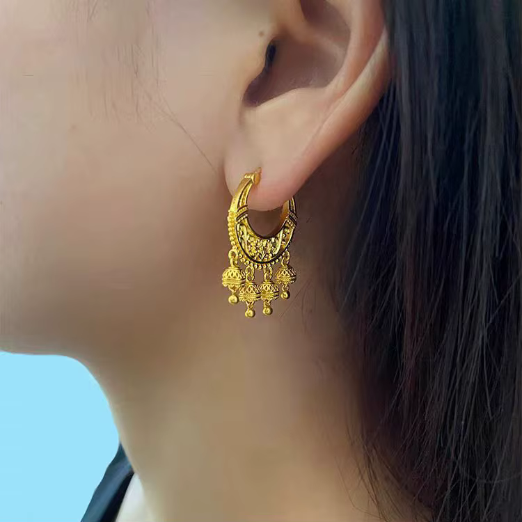 14kt ColorAngela Style bohème boucle d'oreille pour femmes petite amie mariage anniversaire saint va