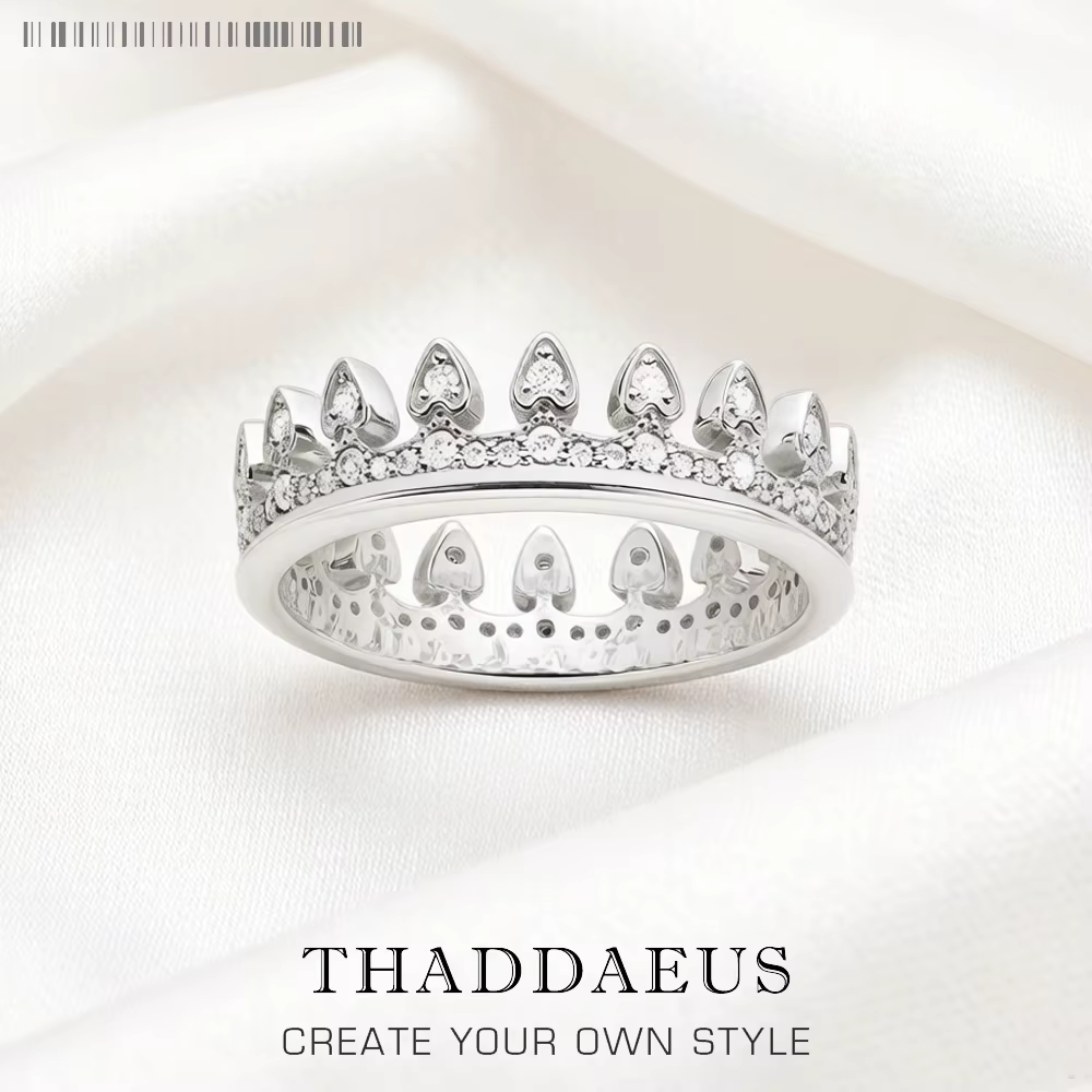Bague reine couronne Royal, bijoux fins pour femmes, tout nouveau cadeau romantique d'été 2023, en a