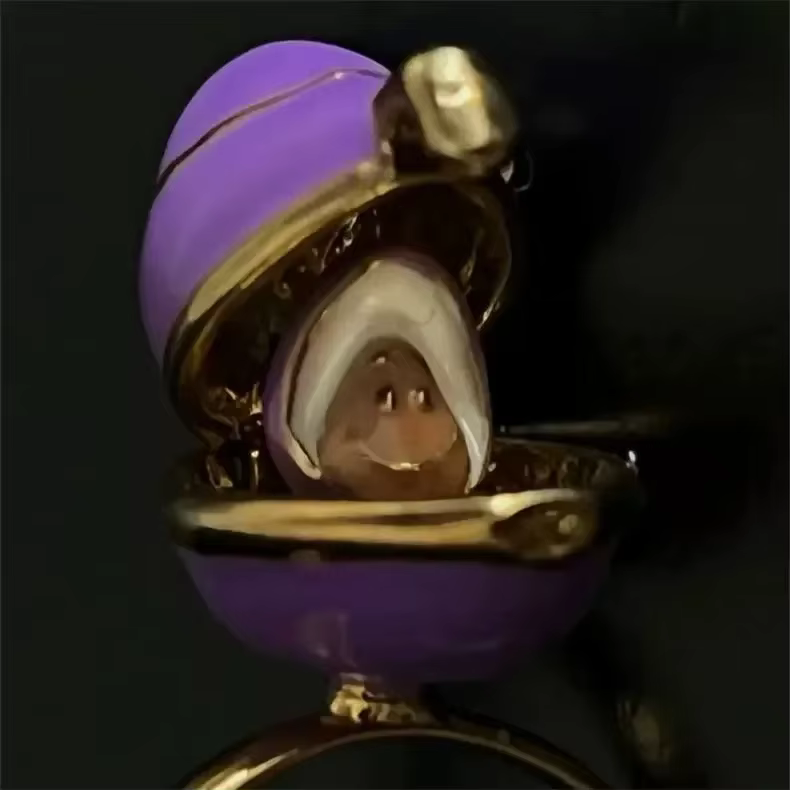 Anneau bébé Alice au pays des merveilles, ouvrable, style anime, créatif, pour l'index