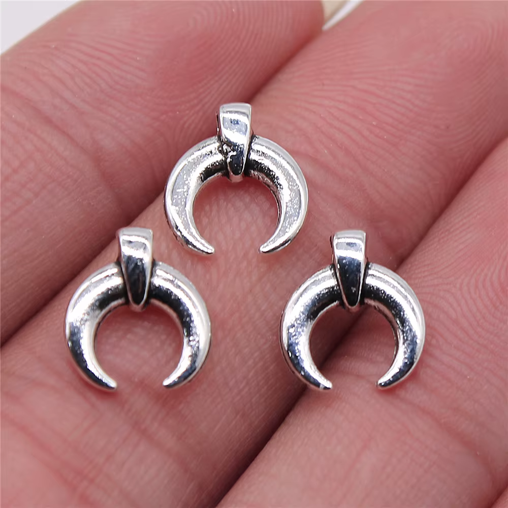WYSIWYG 20 pièces 10x11mm fabrication de bijoux bricolage à la main artisanat breloques Antique coul