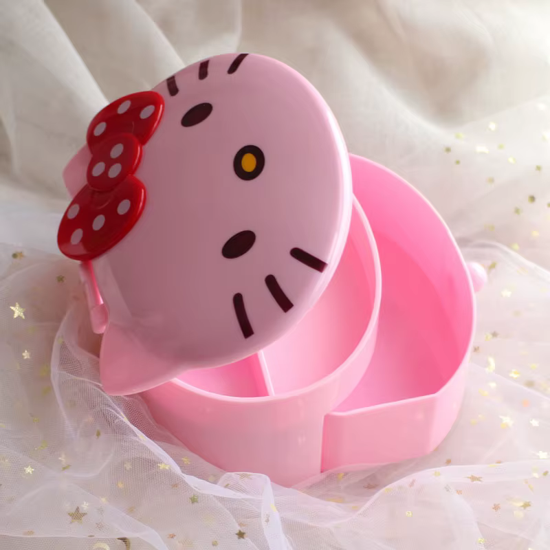 Boîte à bijoux mignonne Hello Kitty en forme de dessin animé – Boîtes à bijoux en gros pour étudiant