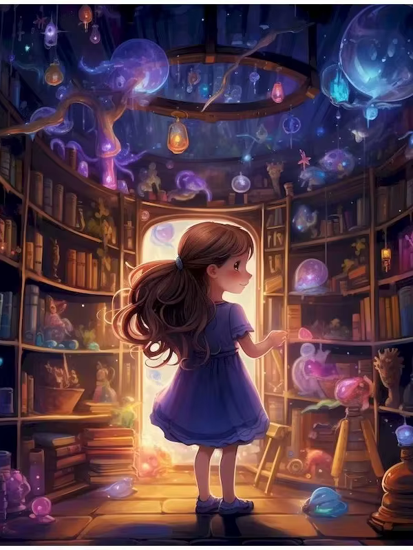 Peinture diamant DIY : Livre de fleurs et personnage de dessin animé, mosaïque diamant faite à la ma