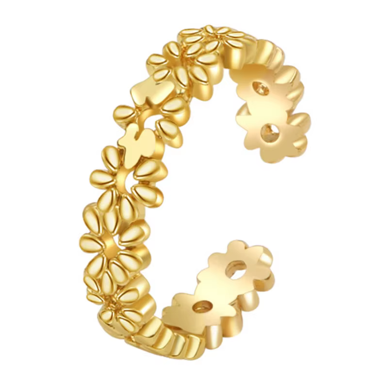 Bagues d'orteil plaquées or 14 carats pour femmes et filles, bijoux de plage classiques simples et r
