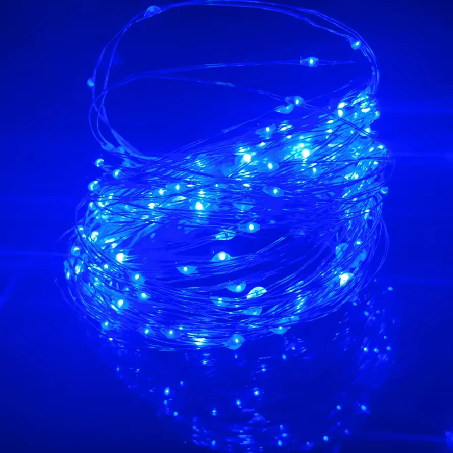 Guirlande lumineuse LED à alimentation USB, guirlande de Noël pour le Nouvel An, mariage, fête, arbr