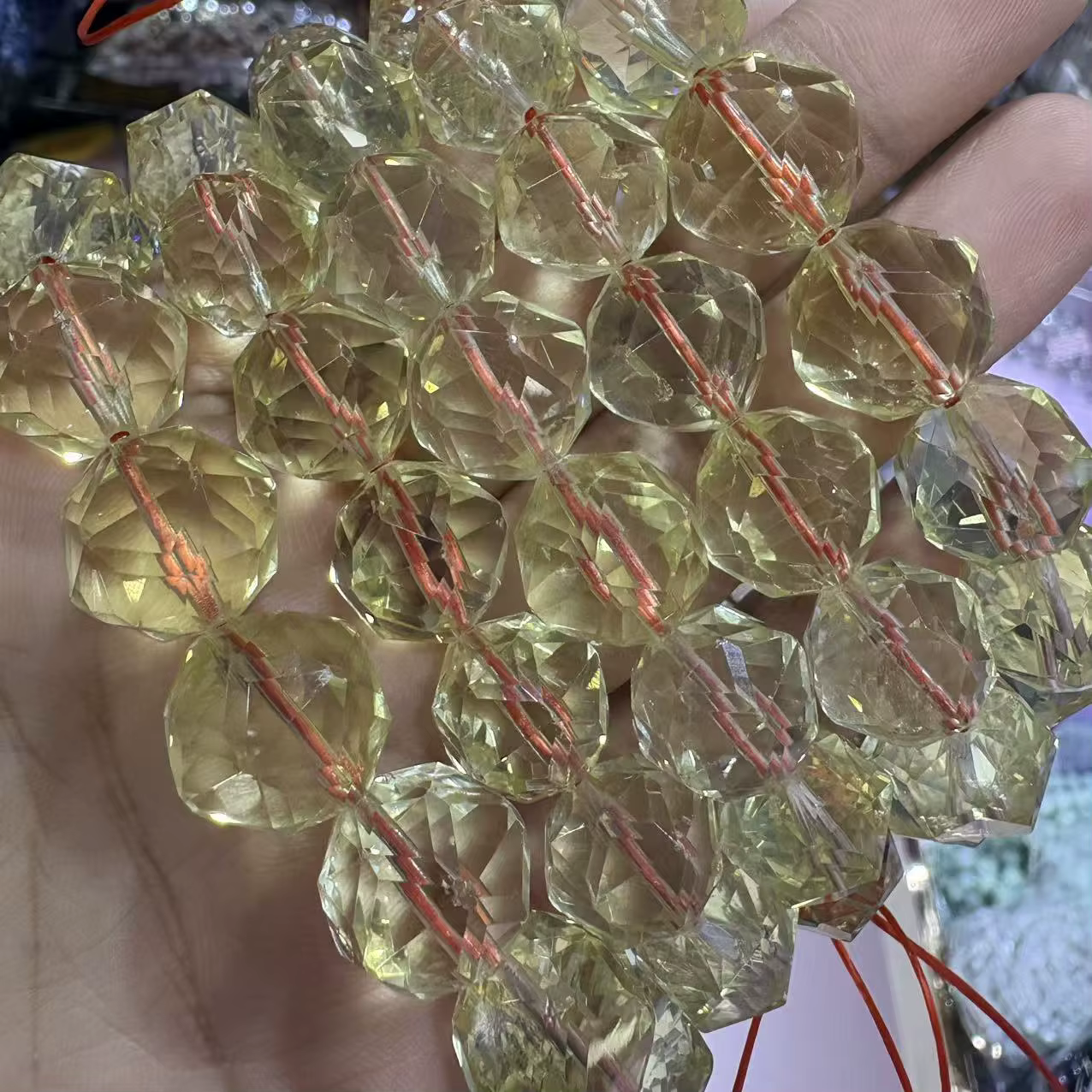 Citrine irrégulière facettée Haohan TOP Sri Lanka, quartz pour la création de bijoux DIY, pierre pré