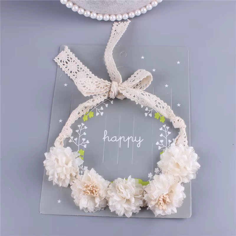 Serre-têtes floraux pour filles, couronnes de fleurs douces pour princesses, bandeaux de mariage pou
