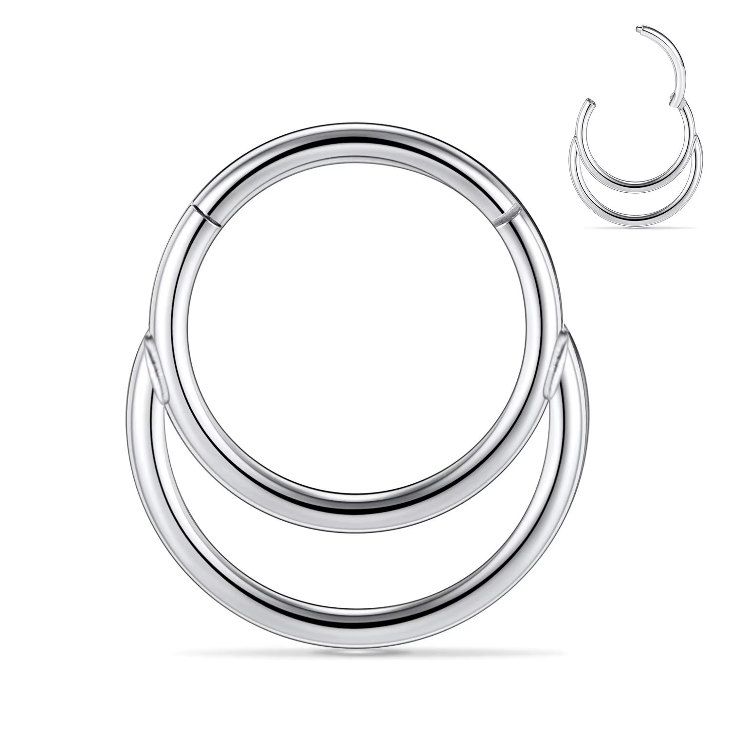 Anneau de nez articulé, cerceau de Septum, anneau de Tragus Rook, bijoux de perçage, Labret à lèvres