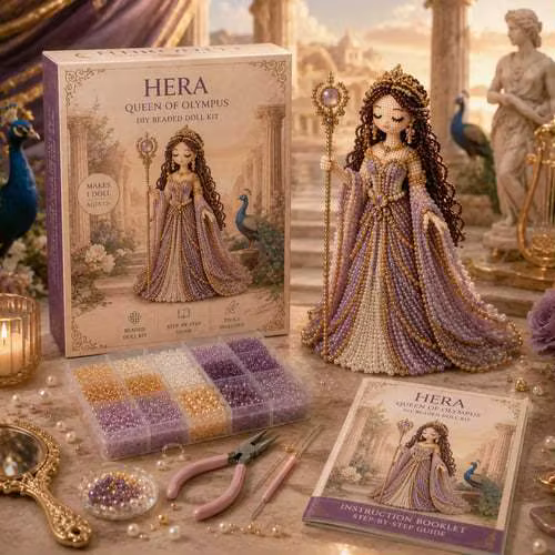 Kit de création de bijoux faits main « Déesse perlée » pour adultes, femmes, amateurs de loisirs cré
