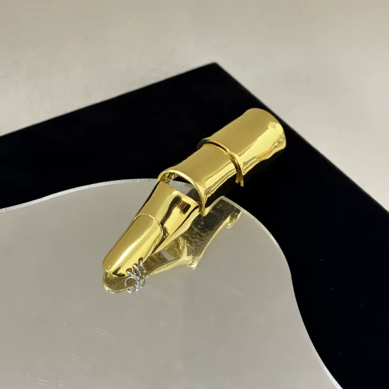 Bague d'articulation en or rétro français, mécanique, mobile, réglable, Design ouvert, accessoire de