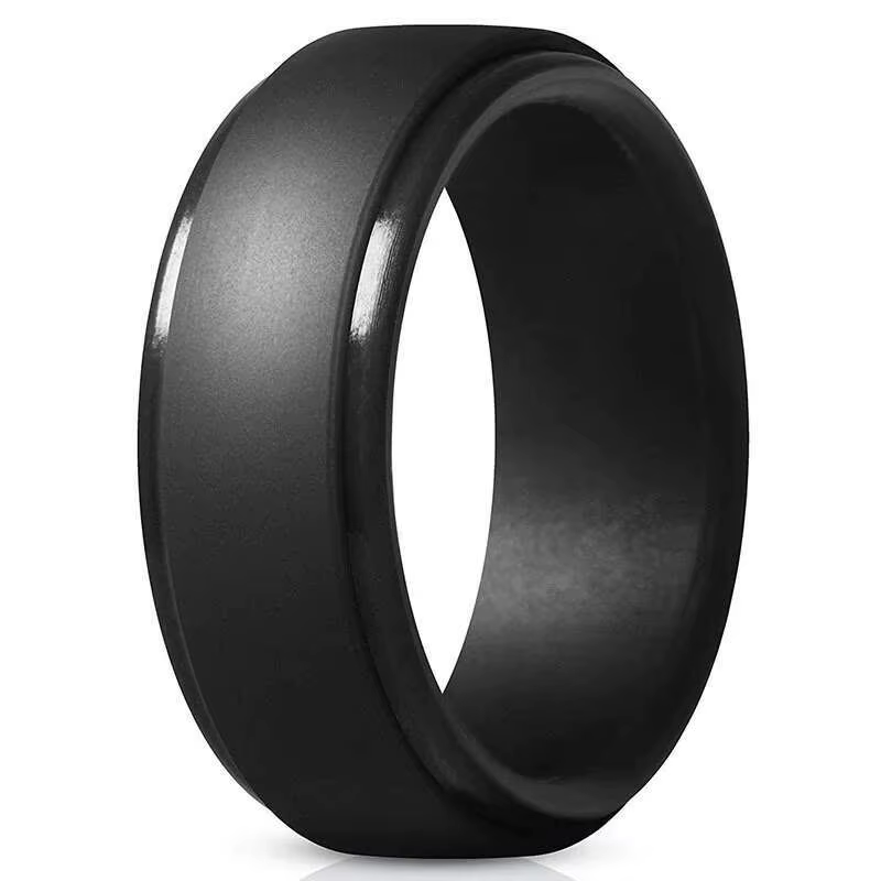 Bague en caoutchouc avec cuivre Antique, couleur or argent, bijoux d'imitation pour hommes et femmes