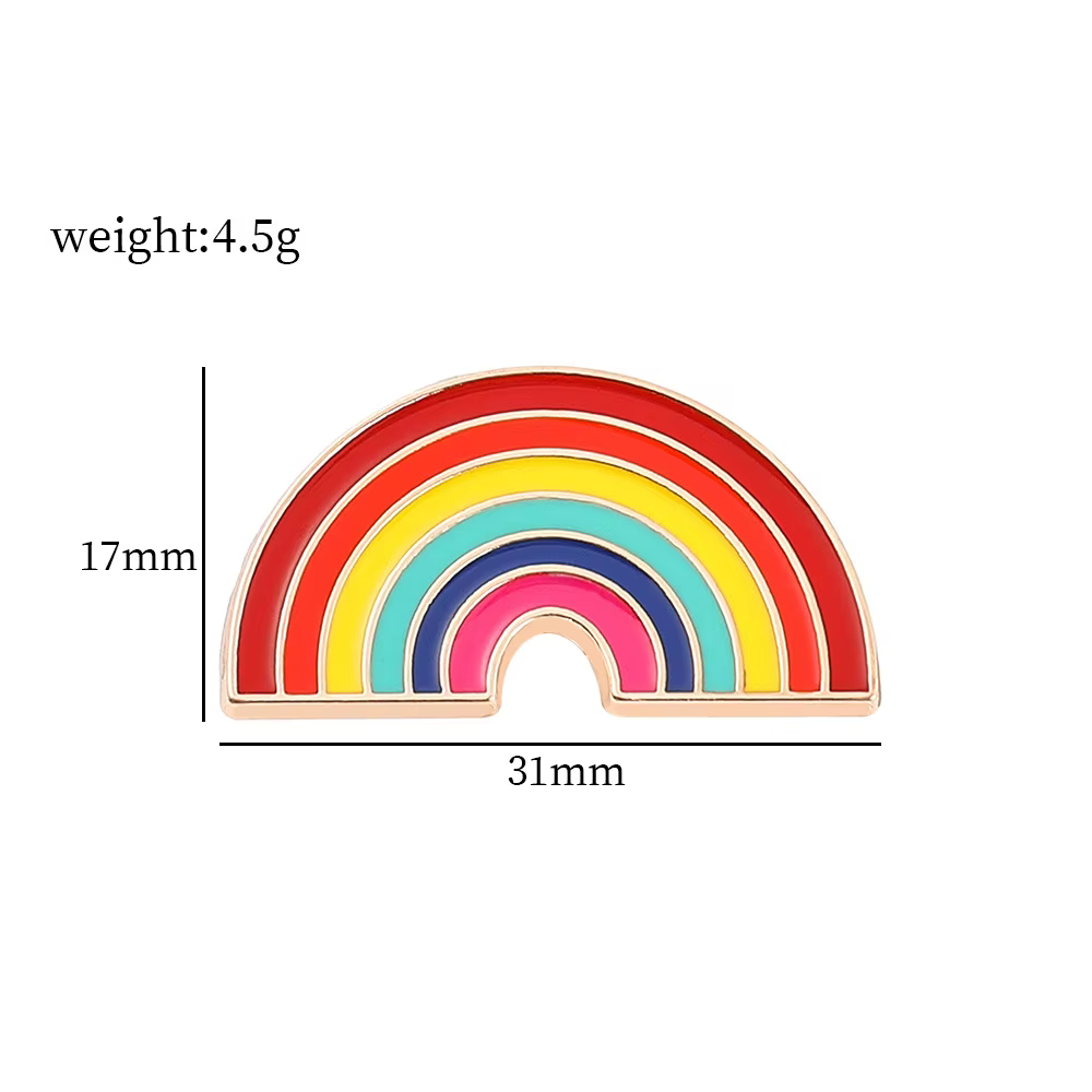 Arc-en-ciel amour est amour fierté lesbienne Gay coeur broche émail broche sac à dos vêtements éping