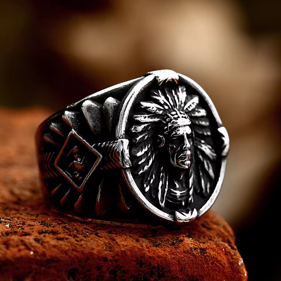 Bagues Vintage en acier inoxydable pour hommes, Punk, mode moto, bijoux amulette, cadeaux, livraison
