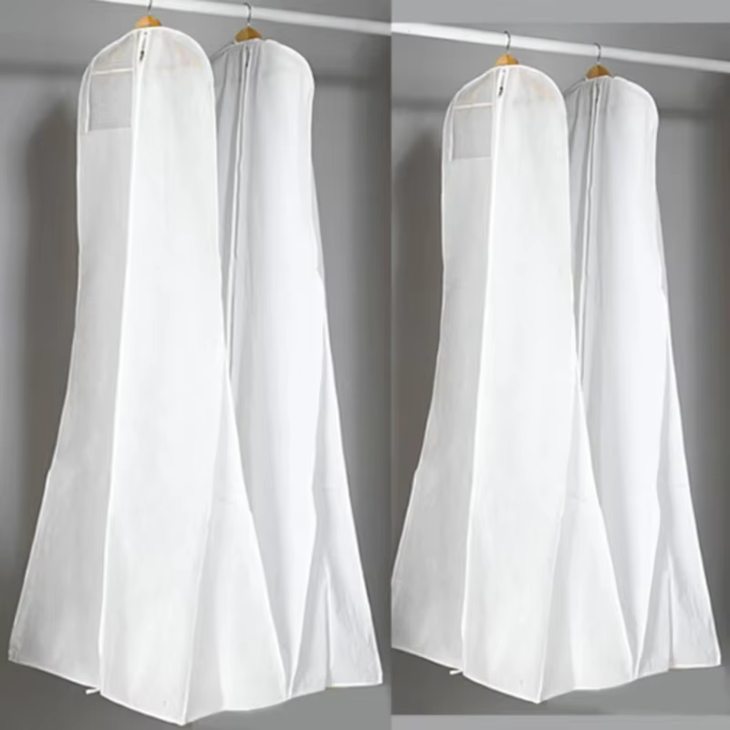 Housse de sac de Dess de mariage longue de haute qualité, housse anti-poussière pour robe de soirée,