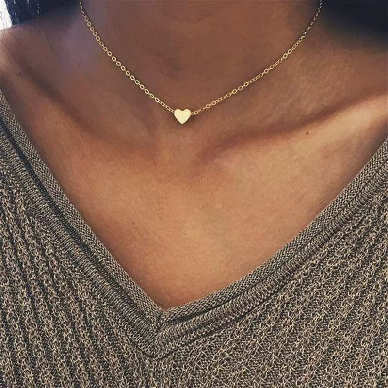 LETAPI 2025 nouvelle mode Double couches collier étincelant pour les femmes couleur argent clavicule
