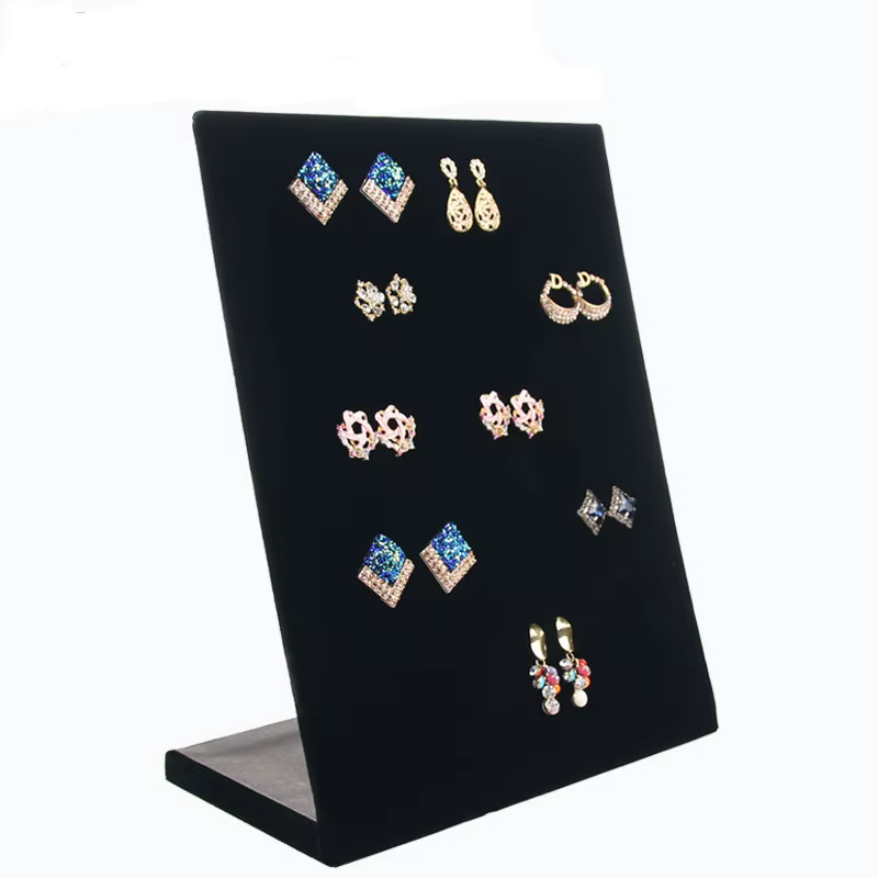 Présentoir de bijoux, support pour boucles d'oreilles, étagère pour clous d'oreilles, support d'affi