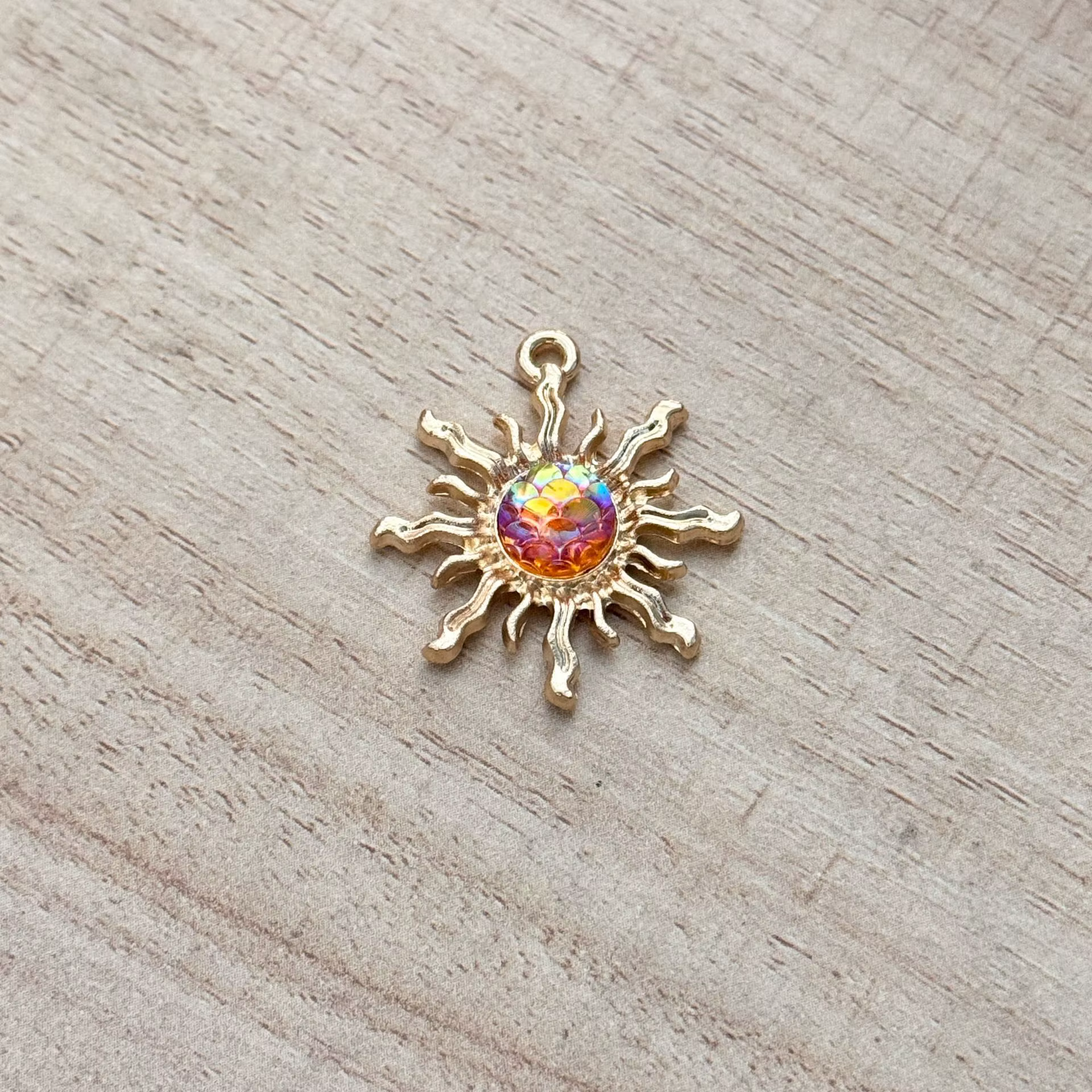 SKYE CIEL 10 pièces breloques en cristal de luxe pendentif soleil cou porte-clés bijoux à bricoler s