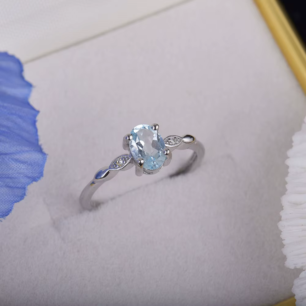 ITSMOS – bagues en topaze naturelle, pierres précieuses, améthyste véritable, bandes en argent, diam