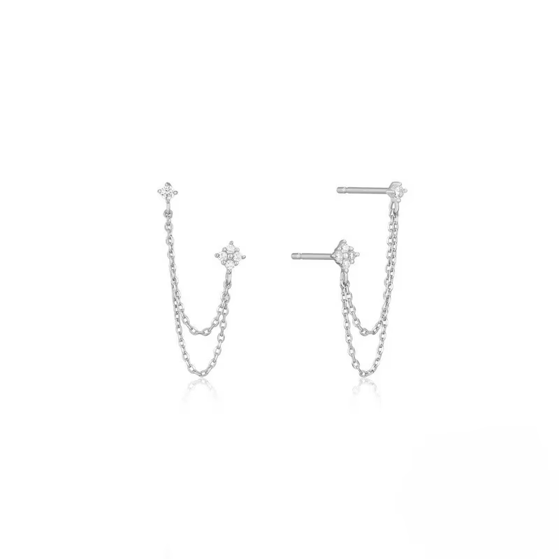 Boucles d'oreilles coréennes en argent Sterling 925 pour femmes et filles, bijoux à pampilles en cri