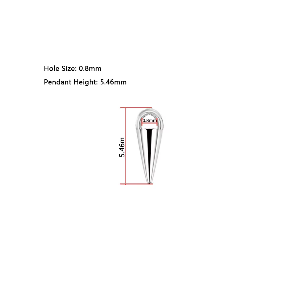 SION L-Accessoires de piercing en acier CZ pour femmes et hommes, générateurs, pendentif en cristal,