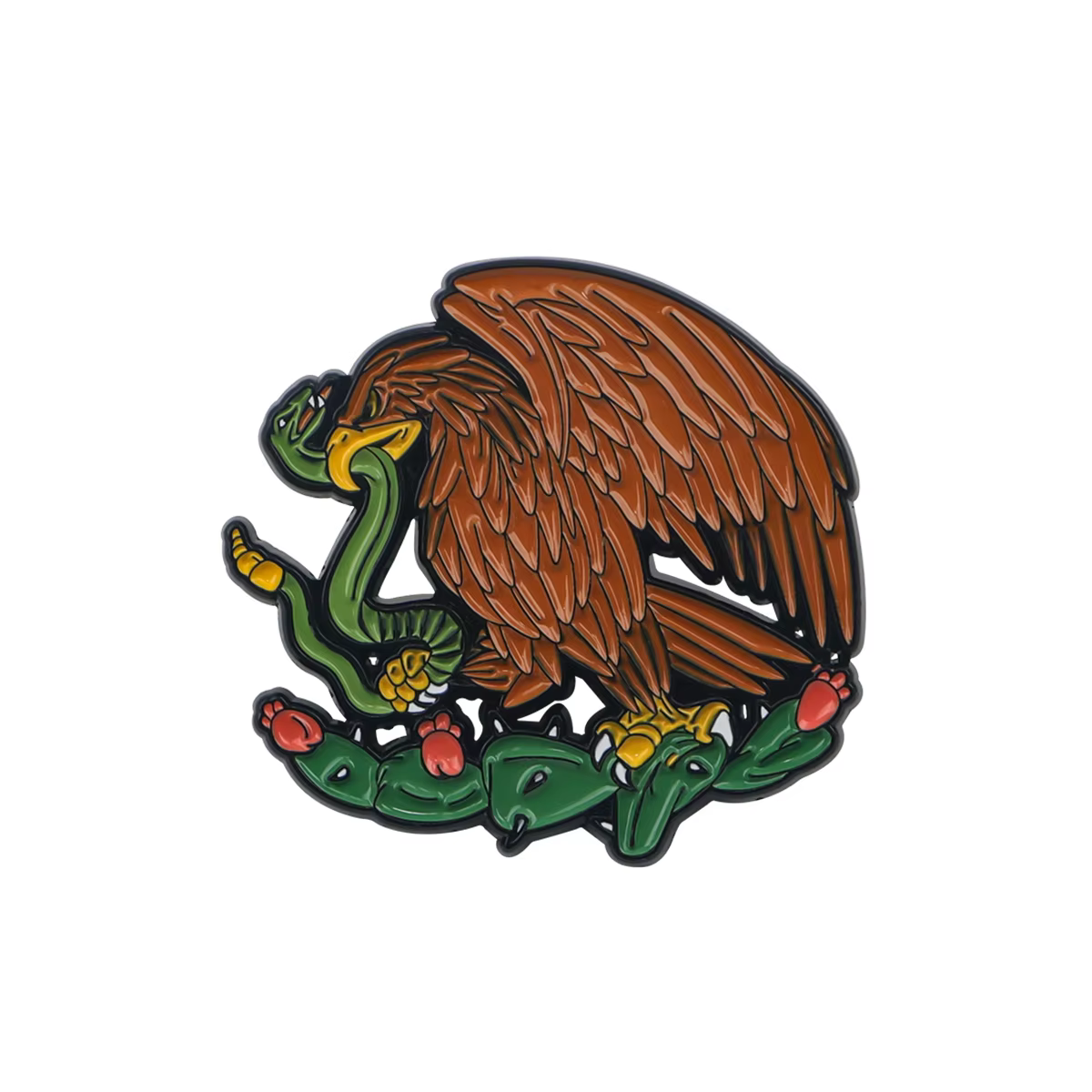 Broches émaillées d'aigle de sensation mexicaine, épinglettes pour sacs à dos, badges, accessoires d