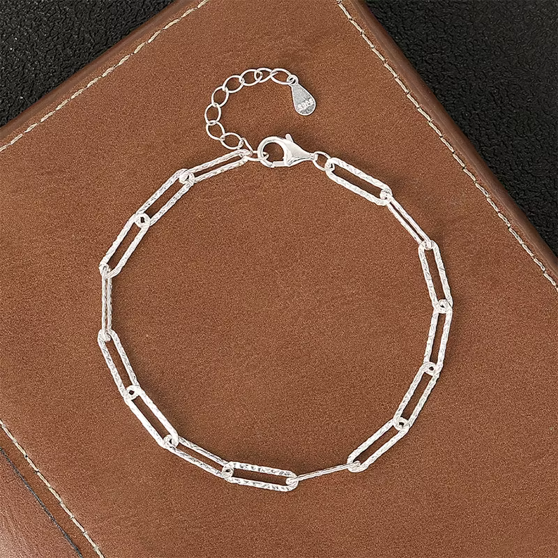 Bracelets en argent Sterling 925 pour femmes, Simple, coréen, bobine multicouche réglable, bijoux ca