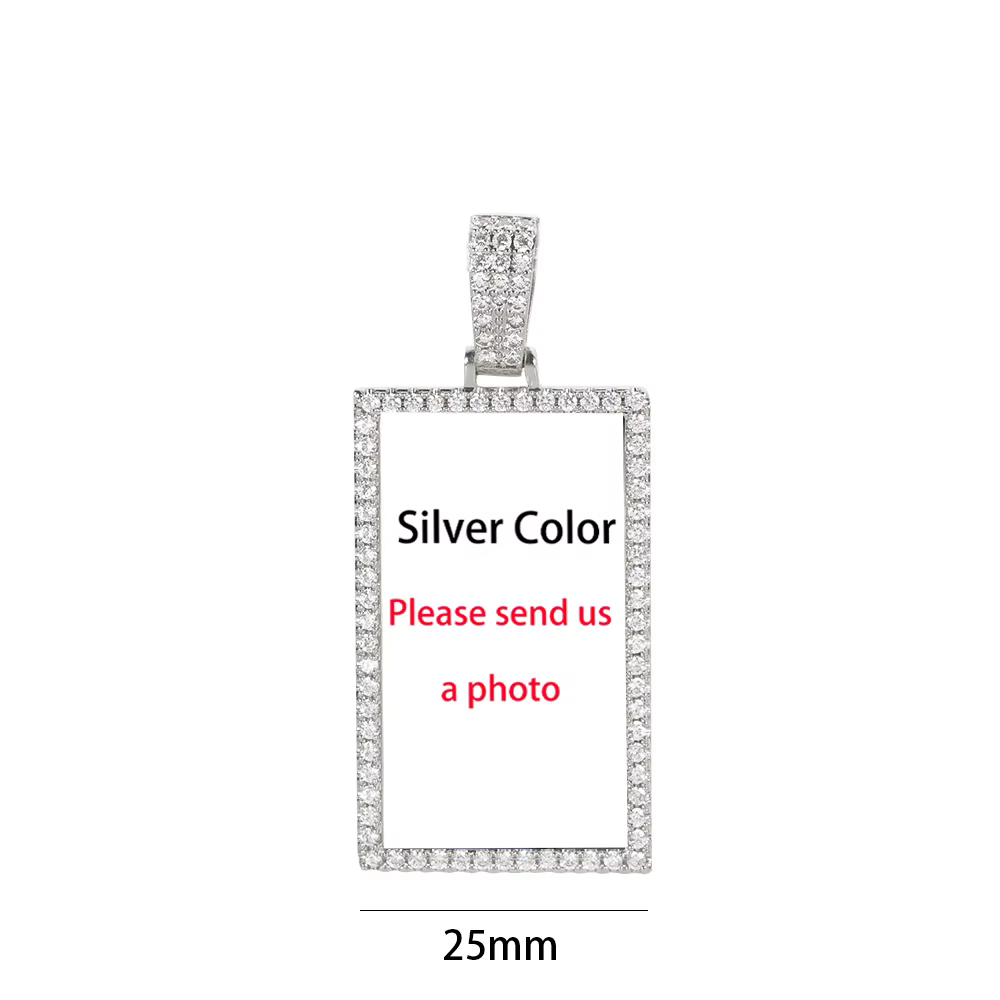 Pendentif photo personnalisé plaqué or 18 carats, cadre médaillon sur mesure, collier avec pendentif