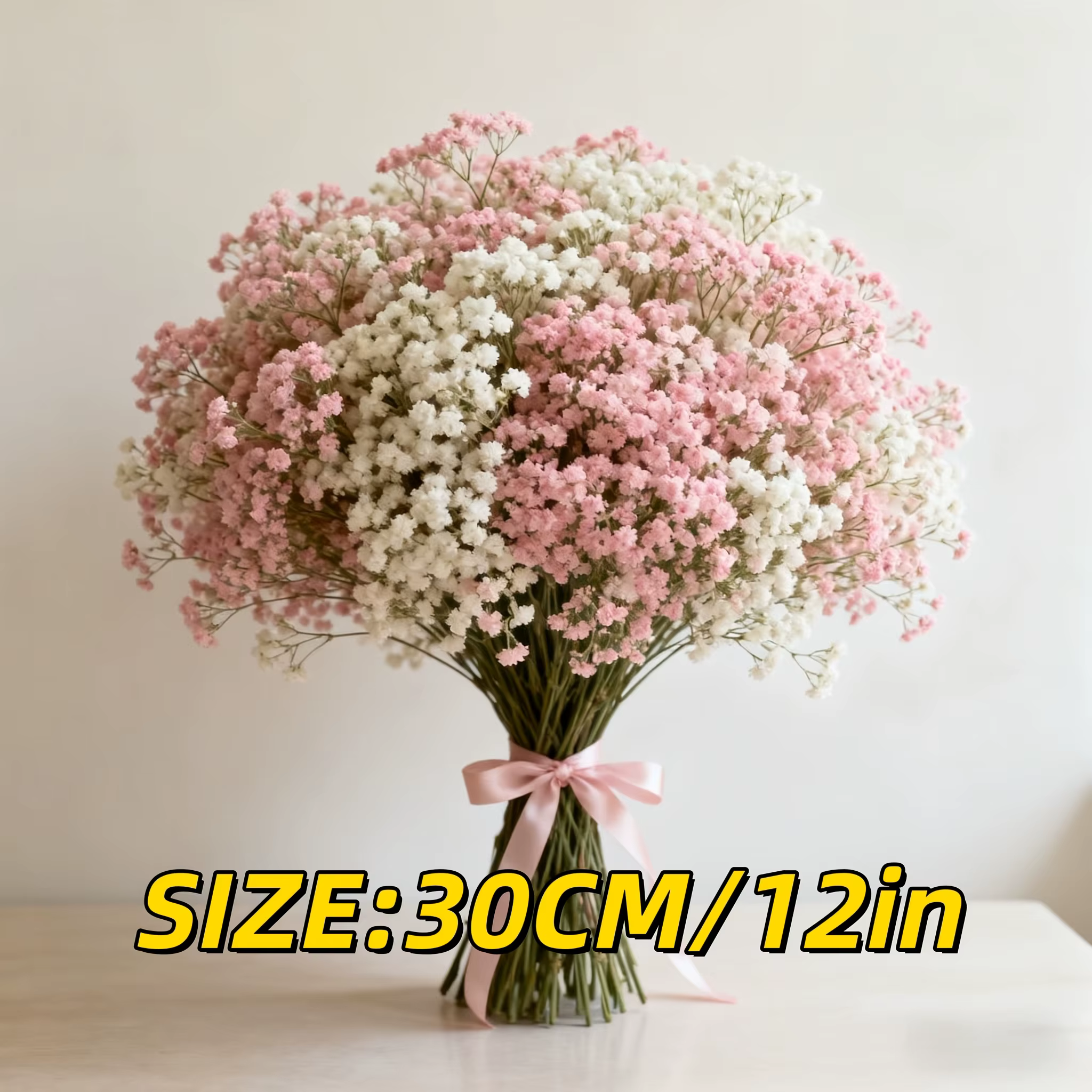 1380 Fleurs, 46 Bouquets de Gypsophile Artificielle 'S Breath' – Toucher Réaliste, Décoration Floral