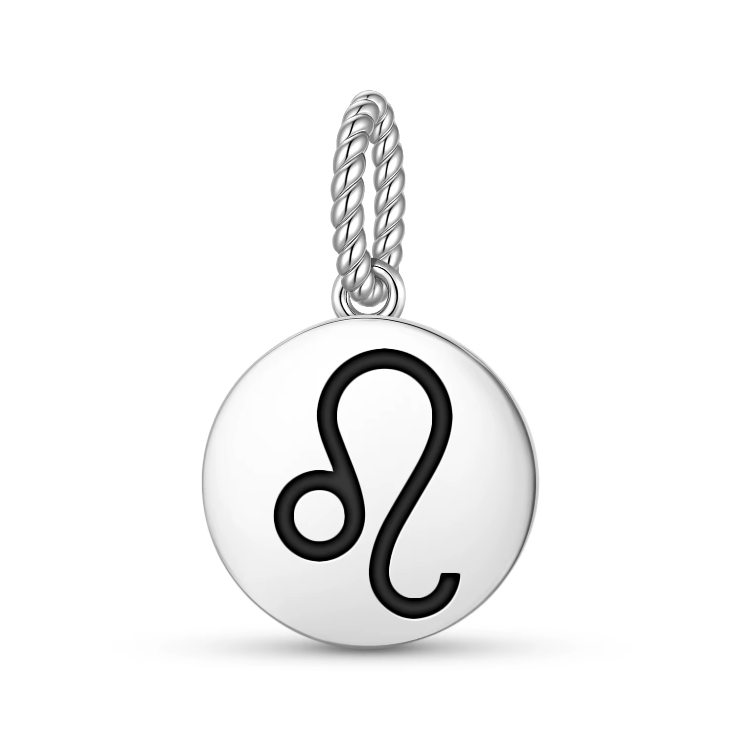 Leo astrologie 925 breloque en argent Sterling perle bricolage pendentif breloque pour Bracelet bijo