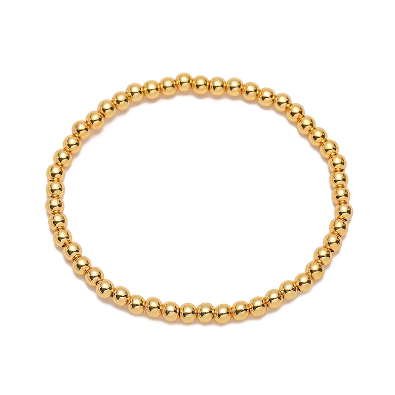 HECHENG, offre spéciale couleur or perles Bracelet collier pour femmes nouvelle mode grande ronde pe