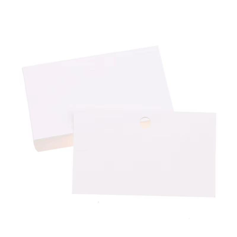 50 pièces porte-carton papier Kraft carte Bracelet carte d'affichage papier collier bandeau épingle 
