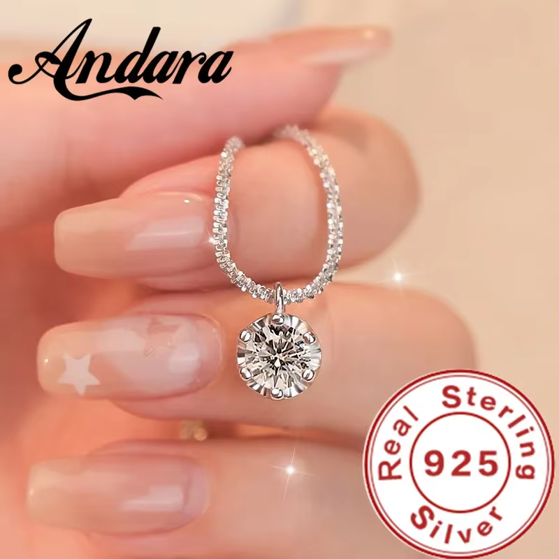 Andara luxe 925 argent Sterling perles d'olivier serpent os collier mode italien argent collier bijo