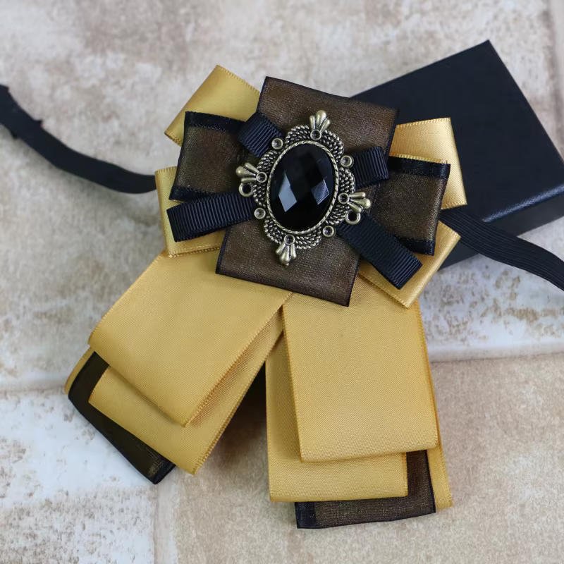 Nministériels d Papillon en Ruban de Diamant pour Homme, Élégant, Magnifique, Imbibé, Uniforme de Ma