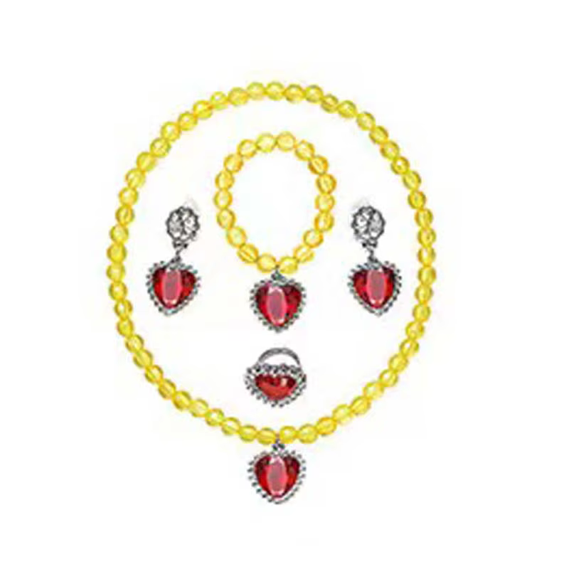 Collier de perles de raffinement pour filles, accessoires de princesse, Elsa, Sofia, Pepper, bracele