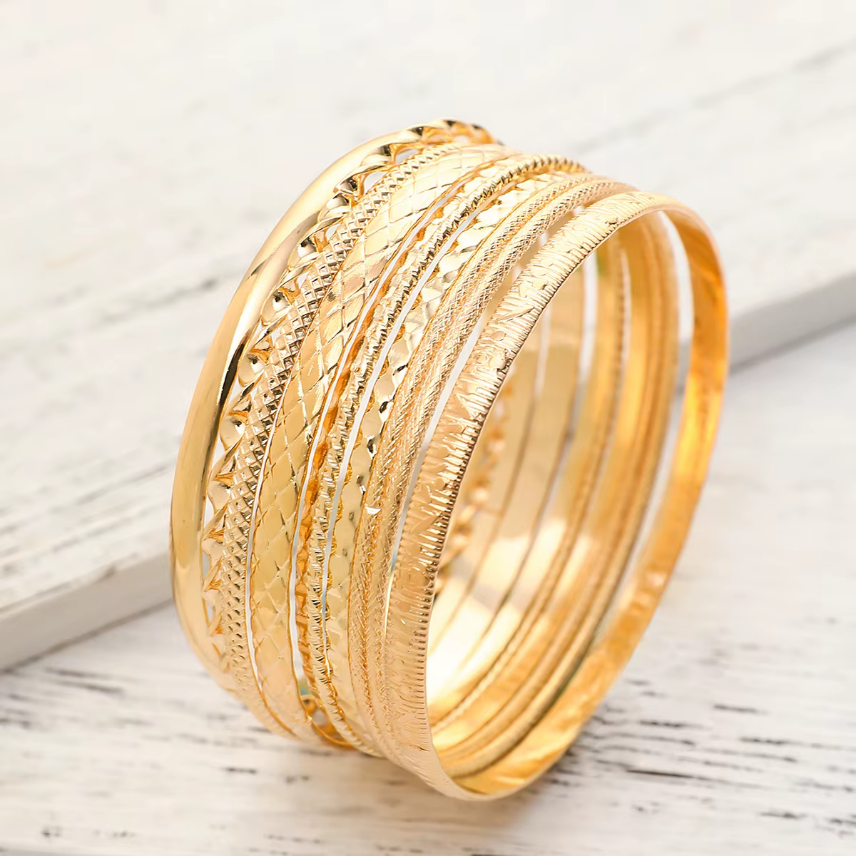 Ensemble de bijoux rétro élégant pour femmes, 10 pièces, Bracelets superposés en argent, usage quoti