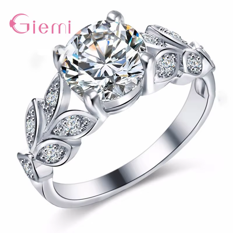 Bagues en argent regardé 925 pour femmes, conception de cuir chevelu de vigne, bague de fiançailles 